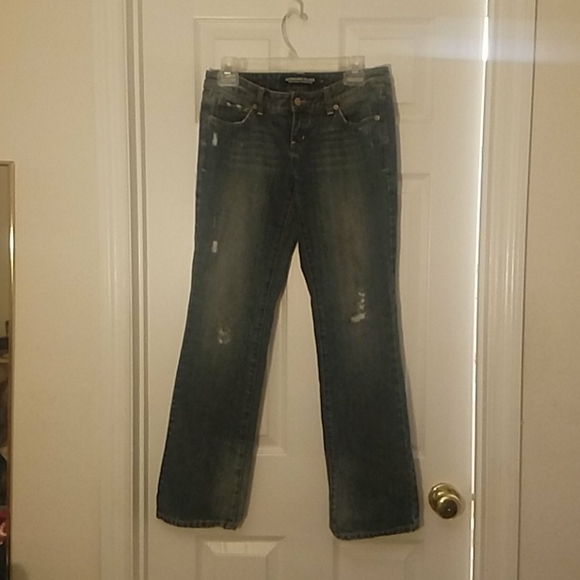 Giordano Blues Distressed Dropped Fit Jeans - Picture 1 of 3
